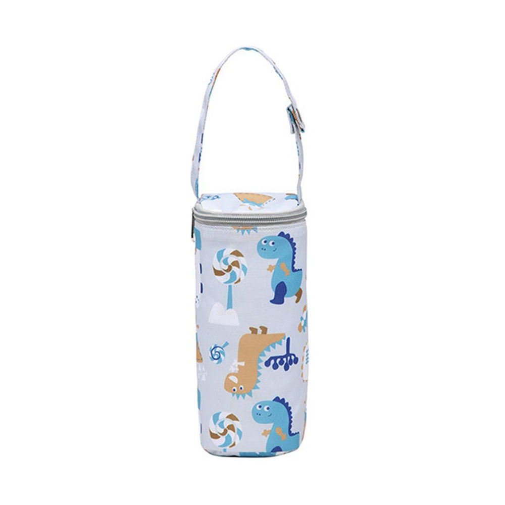 QERPON milk water warmer insulated bag in black keeps bottles warm on the go