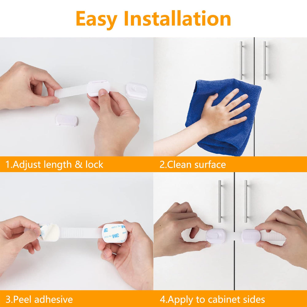 Qgond universal fit for drawers, doors, ovens, and fridges in a home setting.