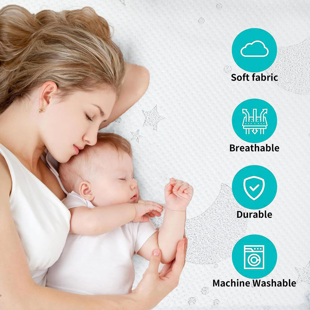 QHUCBAEG breathe-thru technology promotes airflow for a cooler surface.