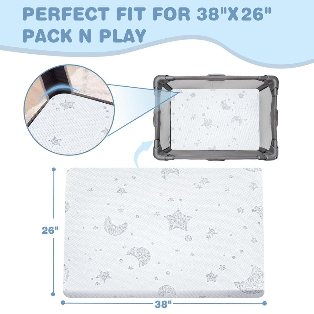 QHUCBAEG memory foam core provides gentle support for rest and play.
