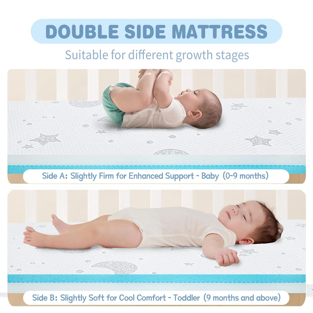 QHUCBAEG ultra-soft jacquard cover keeps baby cool and comfy.
