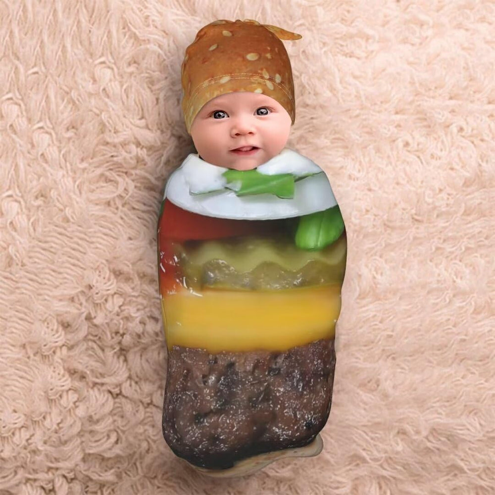 Qiankang 3D Hamburg photo prop setup with baby wearing set