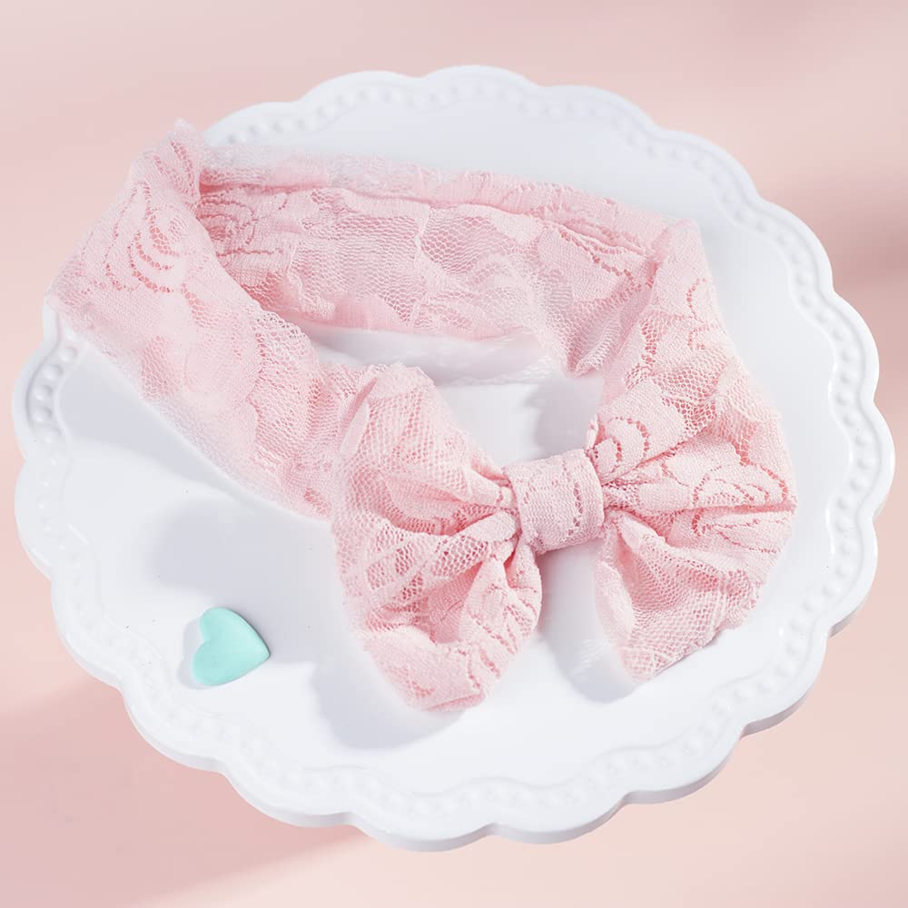 Qiansail chiffon headband with bow, adds stylish flair.
