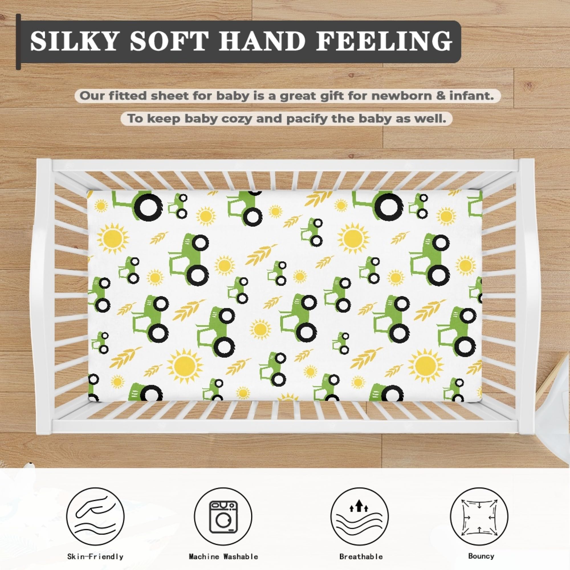 QINBEIDU nursery-friendly design adds charm to baby's room.