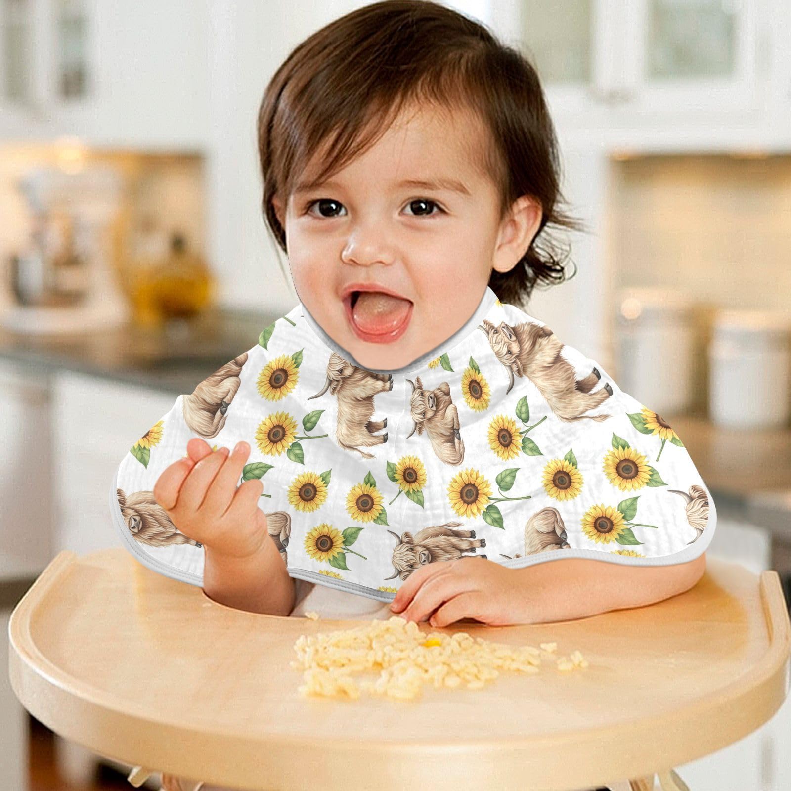 Qinllo burp cloths come in adorable prints for gifts.