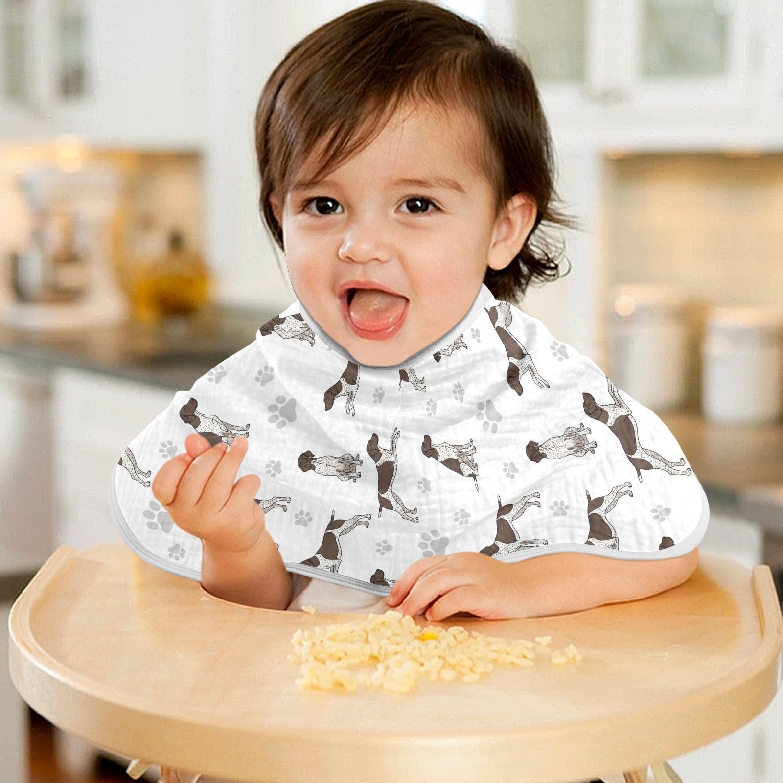 Qinllo burp cloth is machine washable for easy care