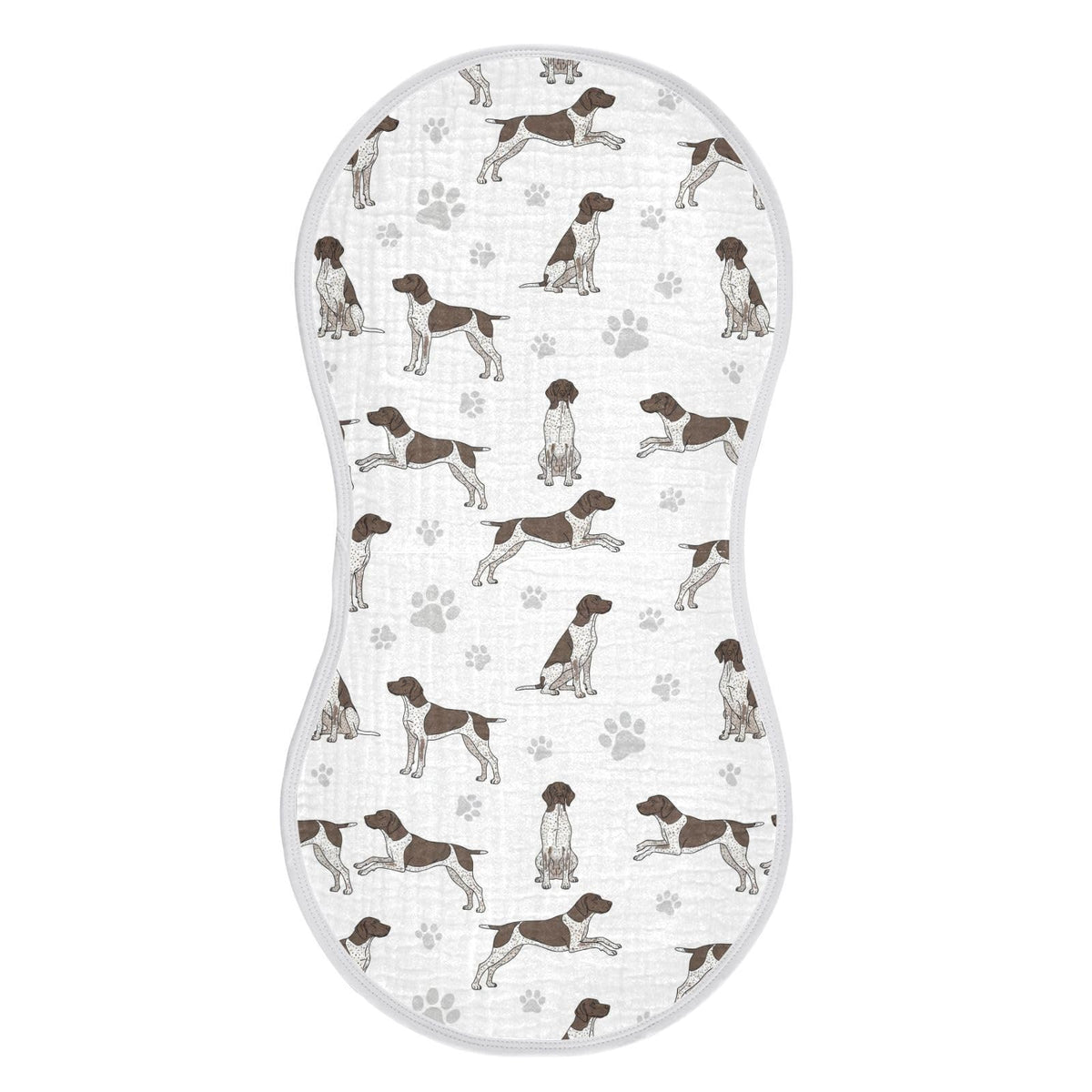 Qinllo muslin burp cloth with 22x11 inch coverage protects outfits during feeds