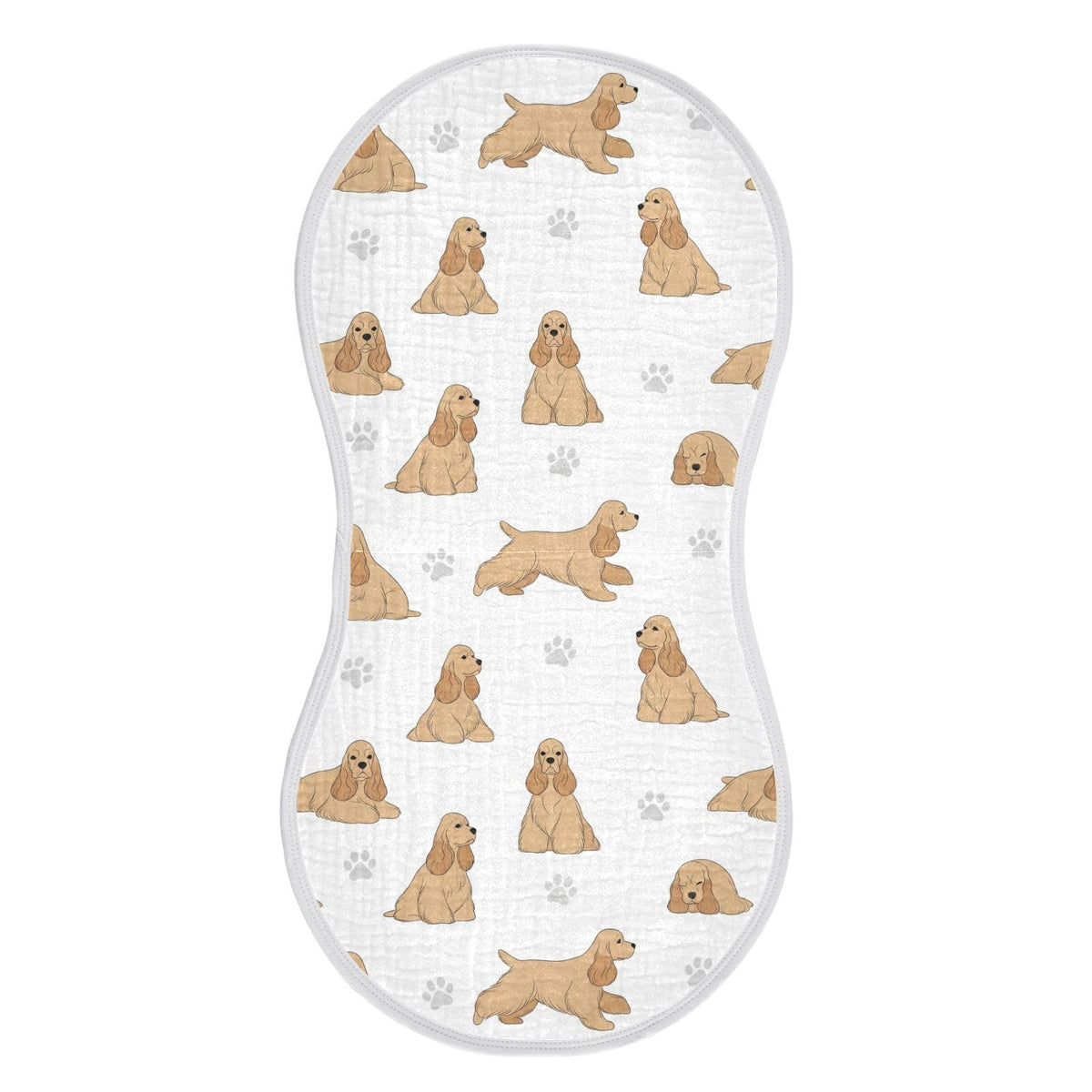 Qinllo muslin burp cloth—oversized 22x11 to protect outfits during feeds.