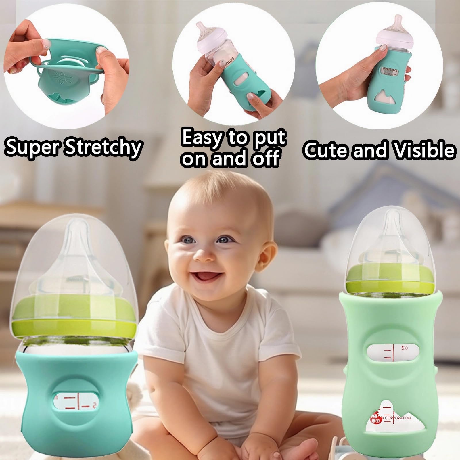 QinSuiKai thermal-insulation sleeve keeps milk warmer longer.