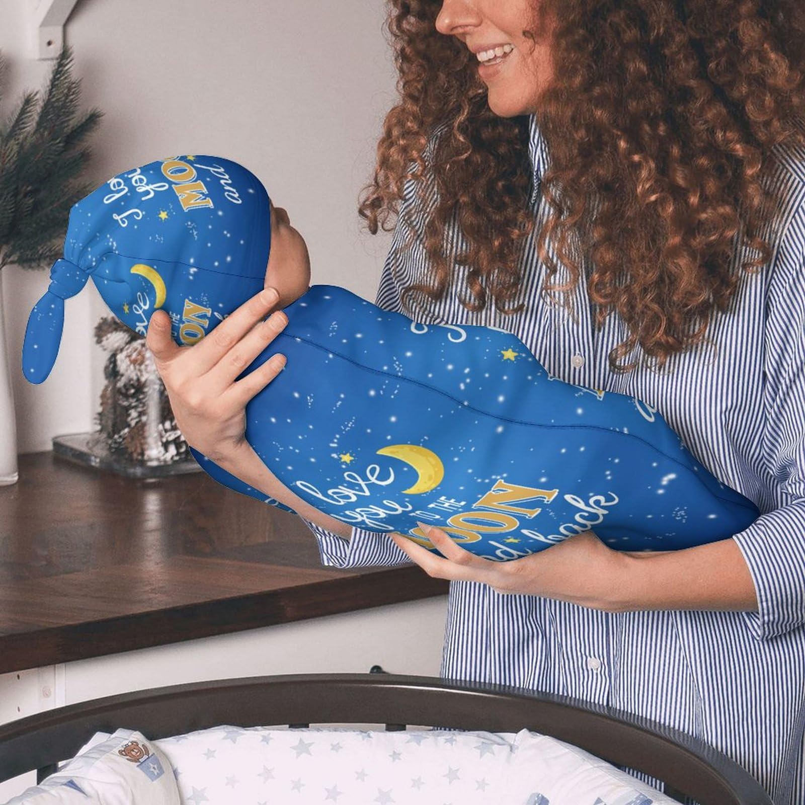 Qiohoey newborn photo prop swaddle for cute moments