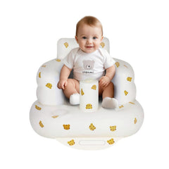 QISHENG tiger inflatable baby seat front view for safe, stable seating.