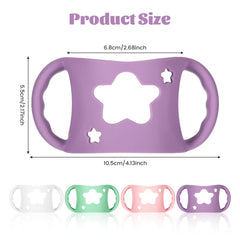 Qiuruoo star-purple bottle handles fit Dr Brown bottles easily