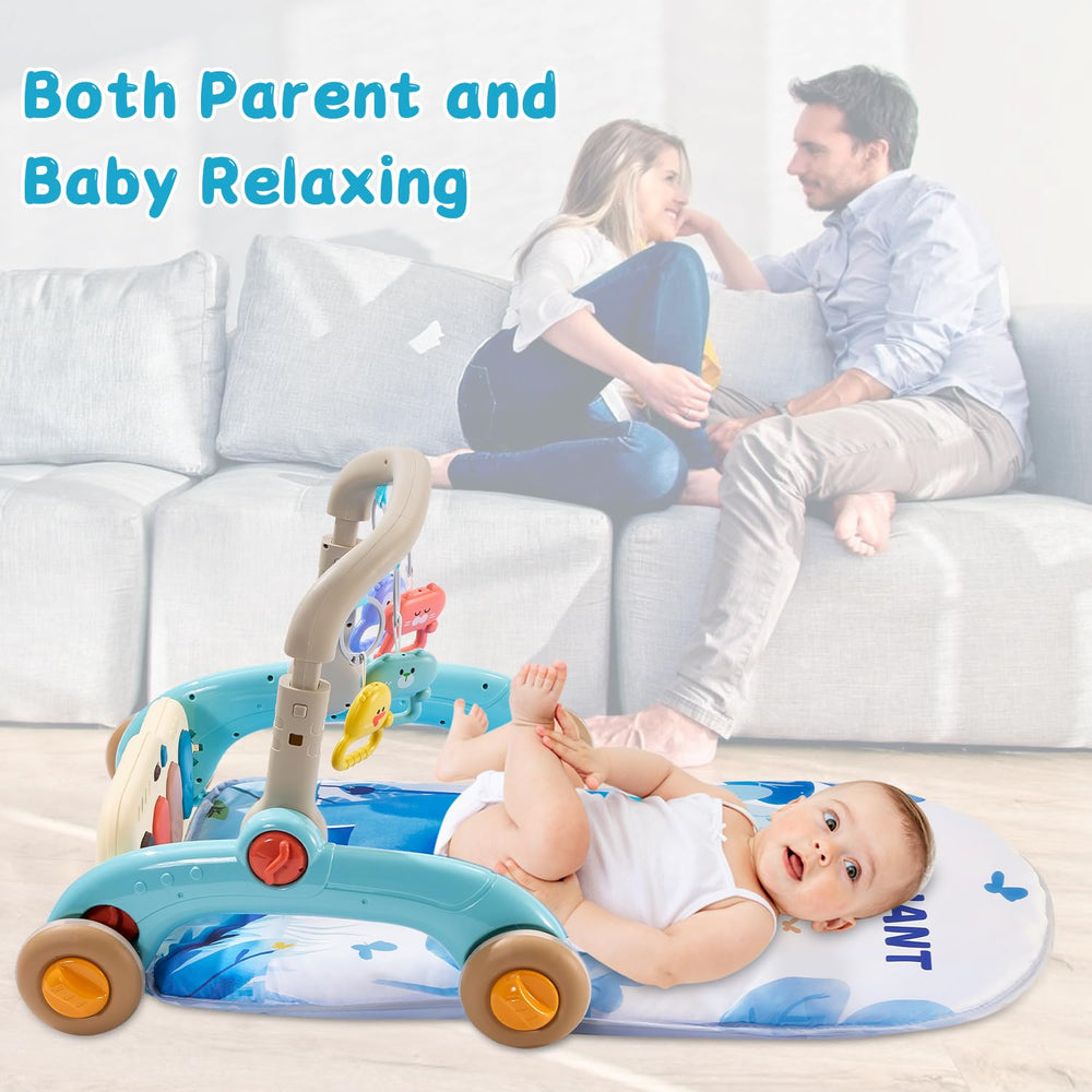 QLRR Height-Adjustable Handle adapts as baby grows.