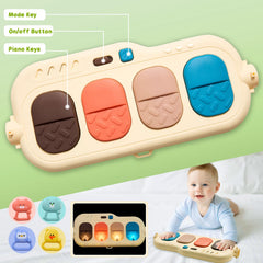 QLRR Tummy Time Mat soft enlarged surface for comfortable play