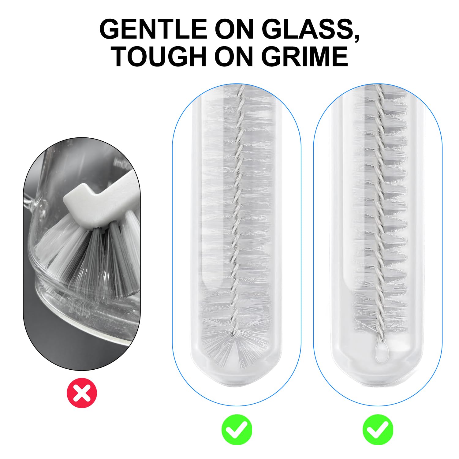 QLTUDN Hydro Flask tumbler compatibility brush demonstrates versatile home use