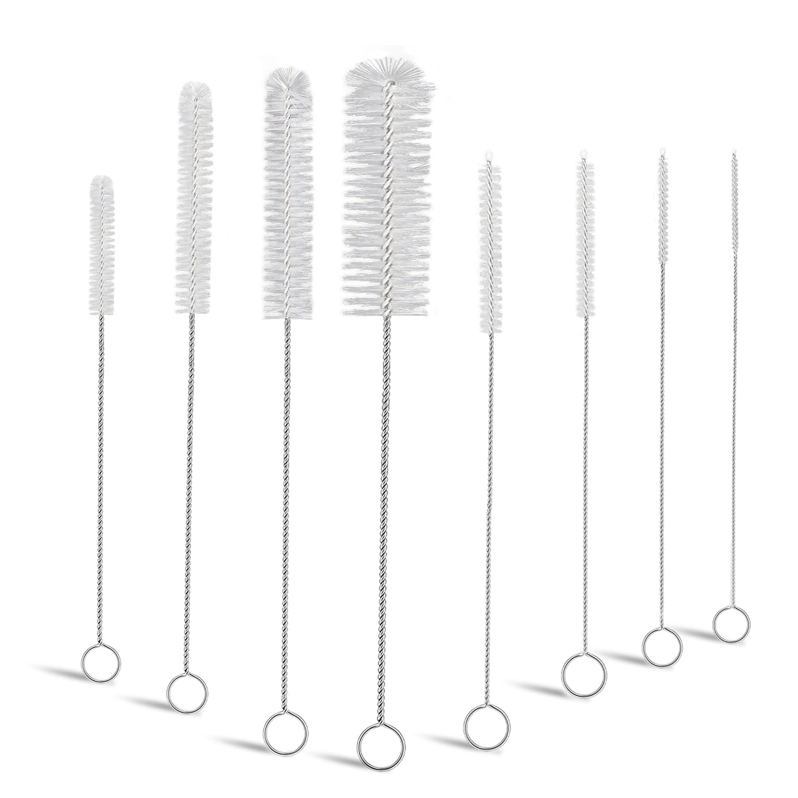 QLTUDN straw brush cleaner with varied diameters for precise cleaning of narrow to wide straws