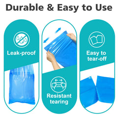 7-layer odor-lock barrier seals odors for a fresh nursery