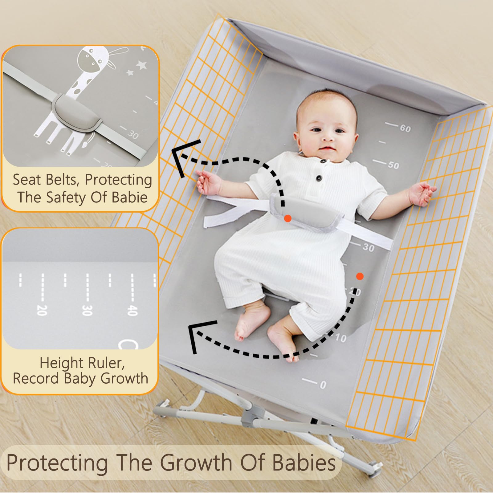 QMHHRJT Nursery changing station makes a practical gift for new parents.