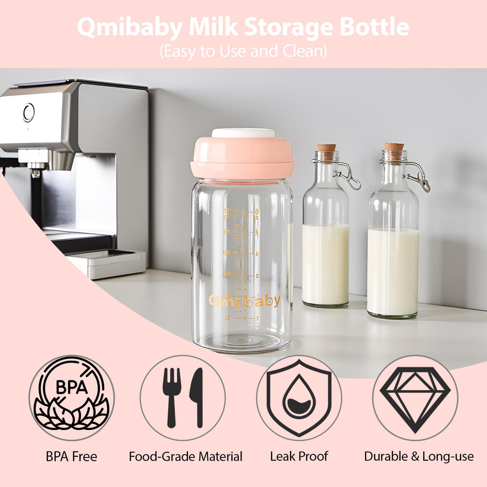Qmibaby writable silicone lid lets you mark dates and notes.