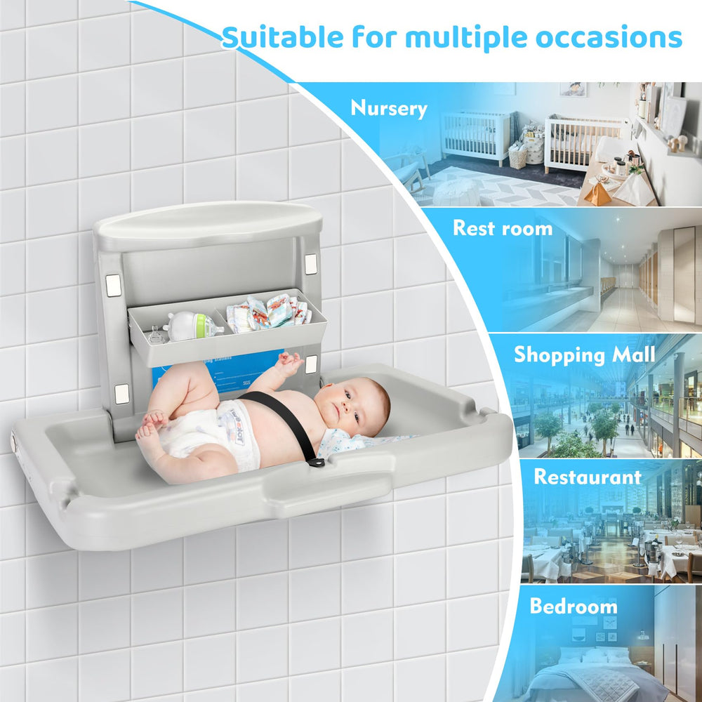Qnemaei baby changing station commercial-use suitable for hotels and airports