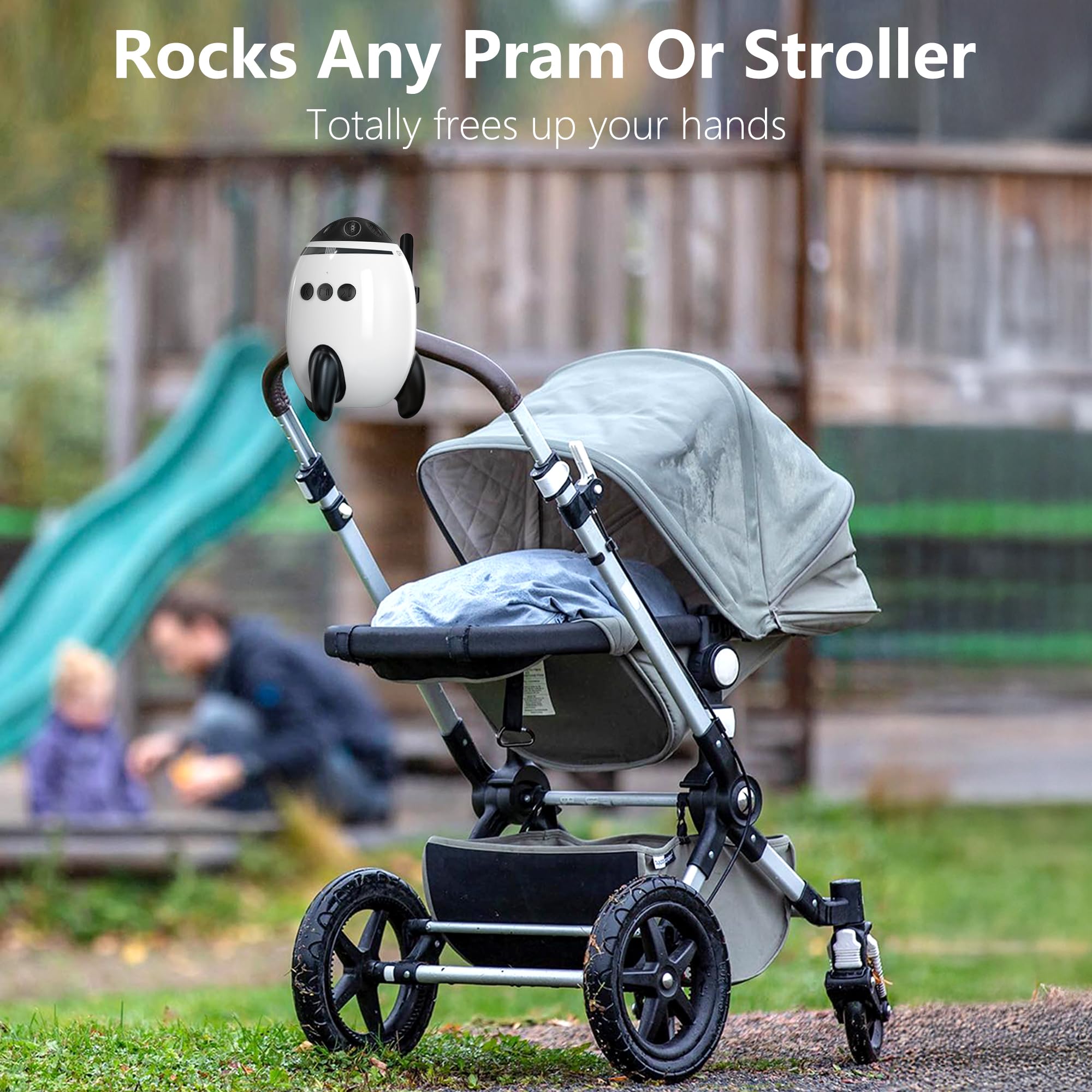 QNHMPW Baby Rocker adjustable speed for tailored soothing