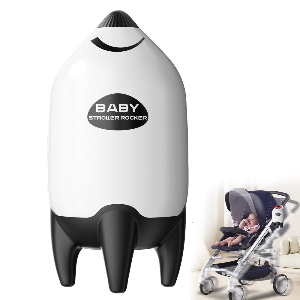 QNHMPW baby rocker attachment fits strollers, offering hands-free soothing during strolls.