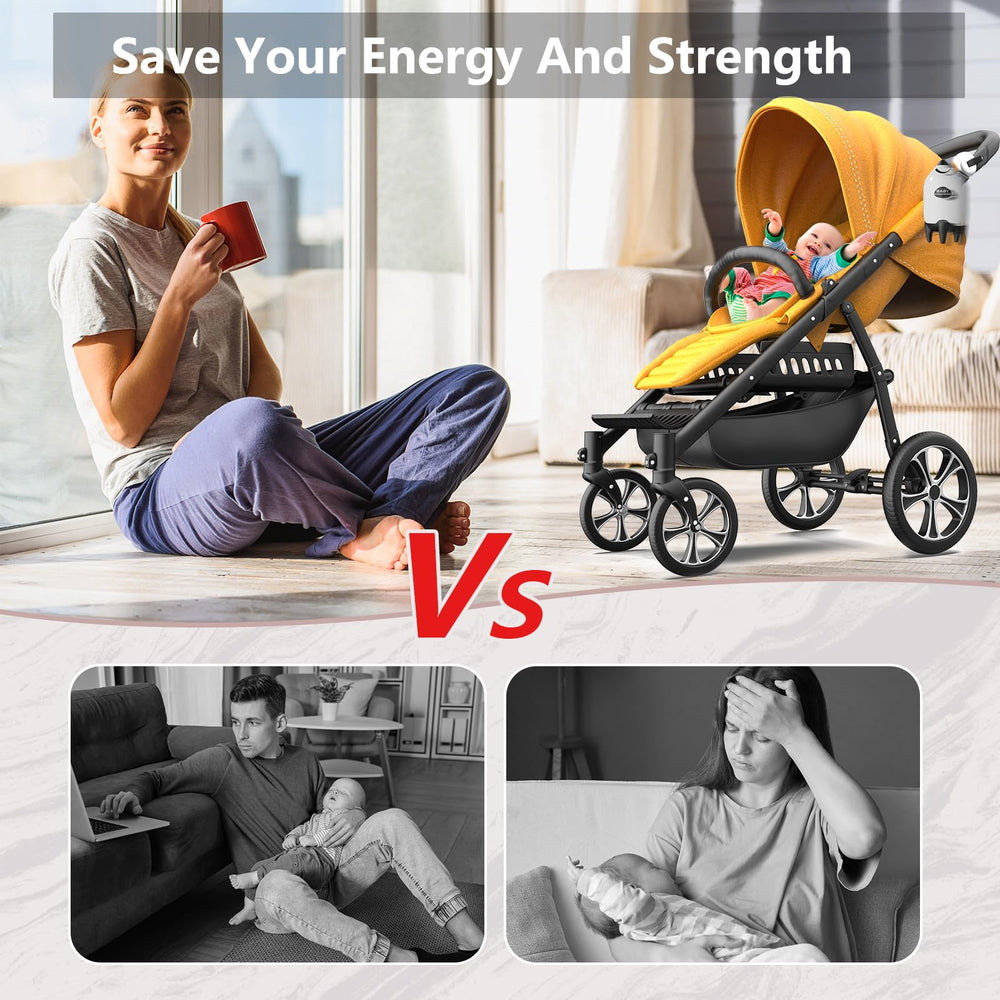 QNHMPW one-button control simplifies operation for busy parents.