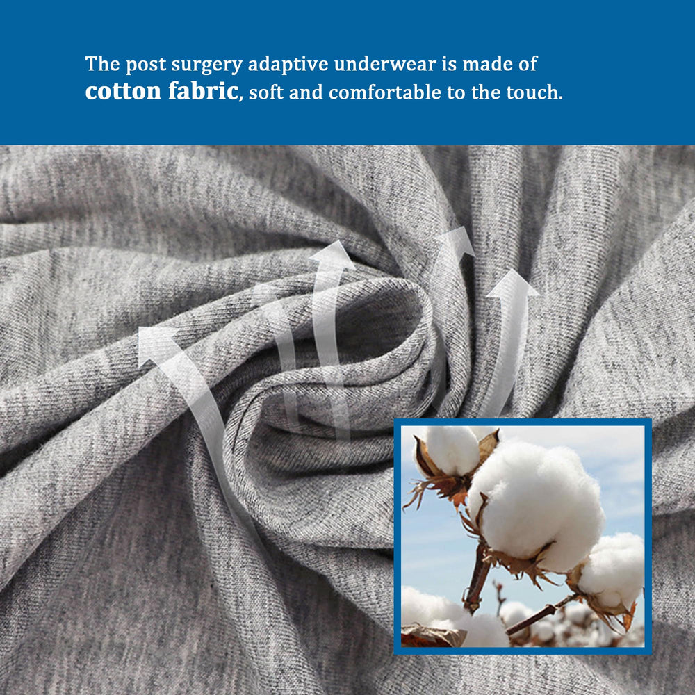 QNZKIOXV cotton fabric offers soft, breathable comfort against the skin.