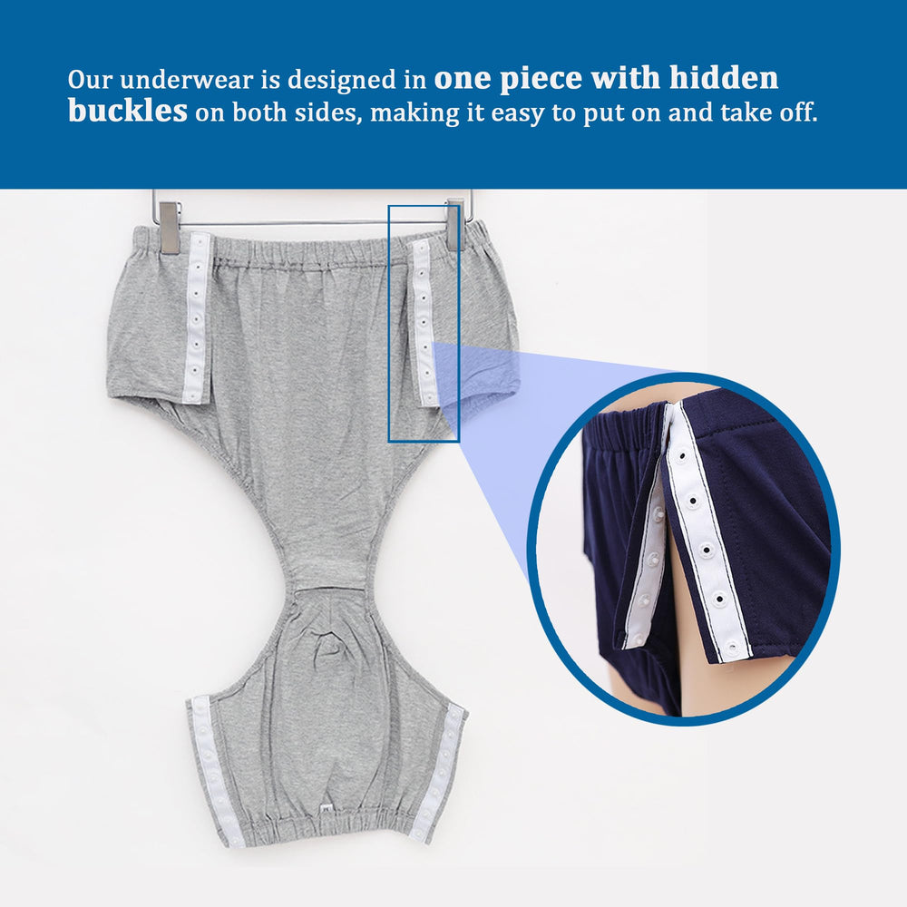QNZKIOXV underwear features a double-layer crotch for added coverage and durability.