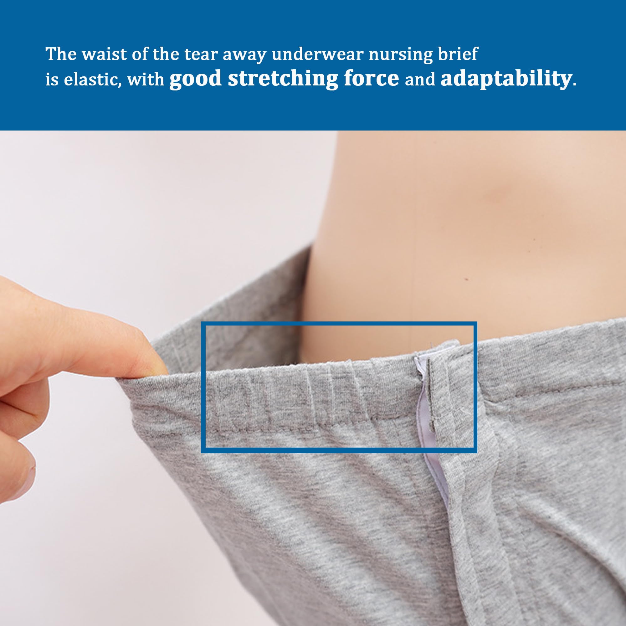 QNZKIOXV side-snap closure enables gentle removal without bending.