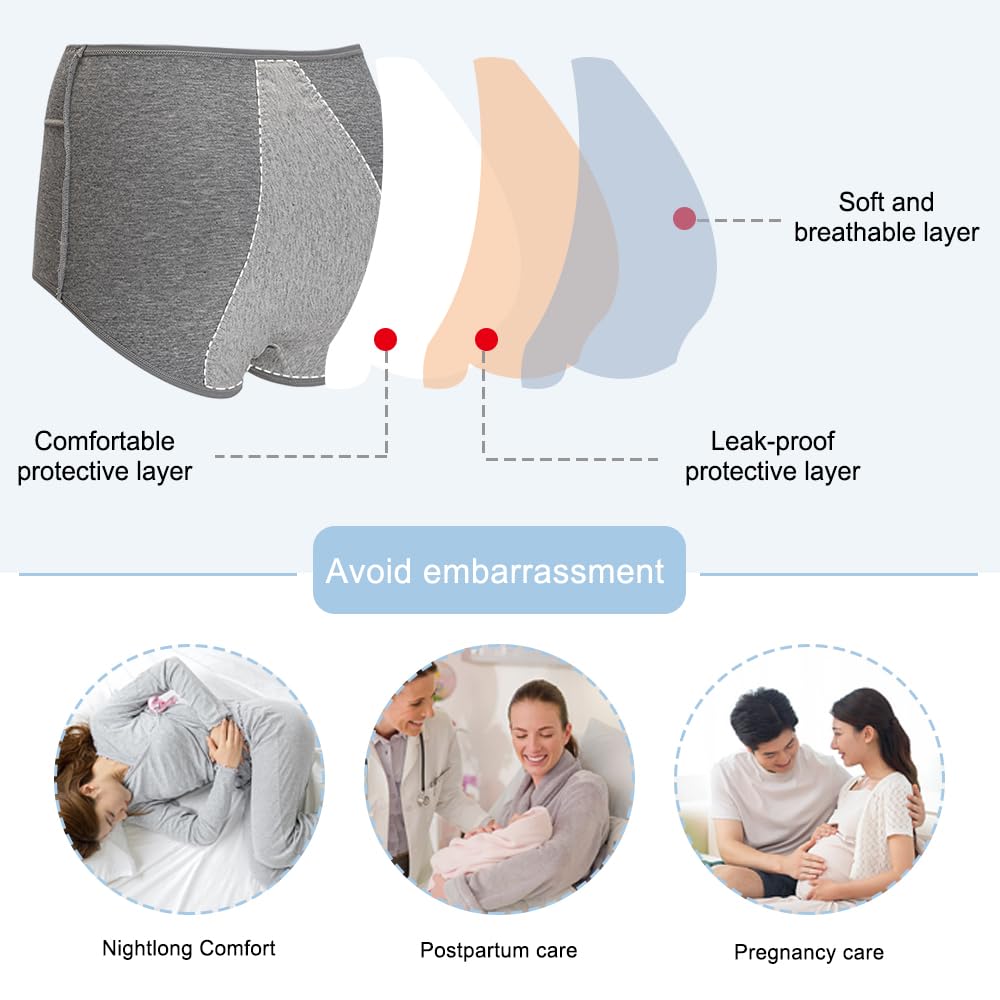 QNZKIOXV women's underwear high-cut design, secure fit with no slipping