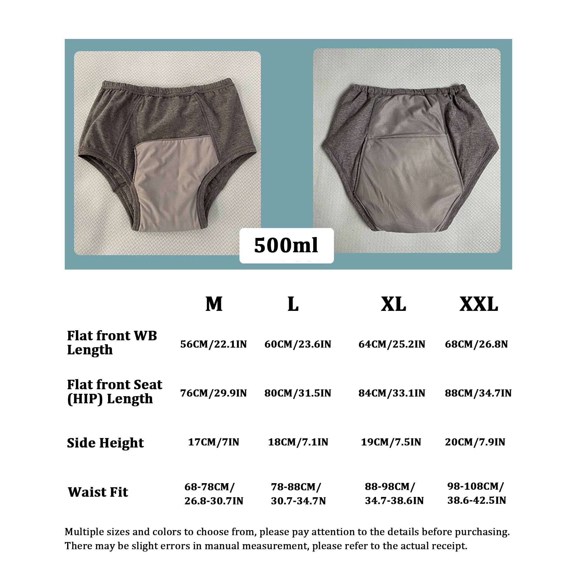 QNZKIOXV leakproof 500ml absorption feature protects against leaks