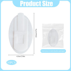Qoncosy self-adhesive backing ensures steady adhesion with easy removal when needed.