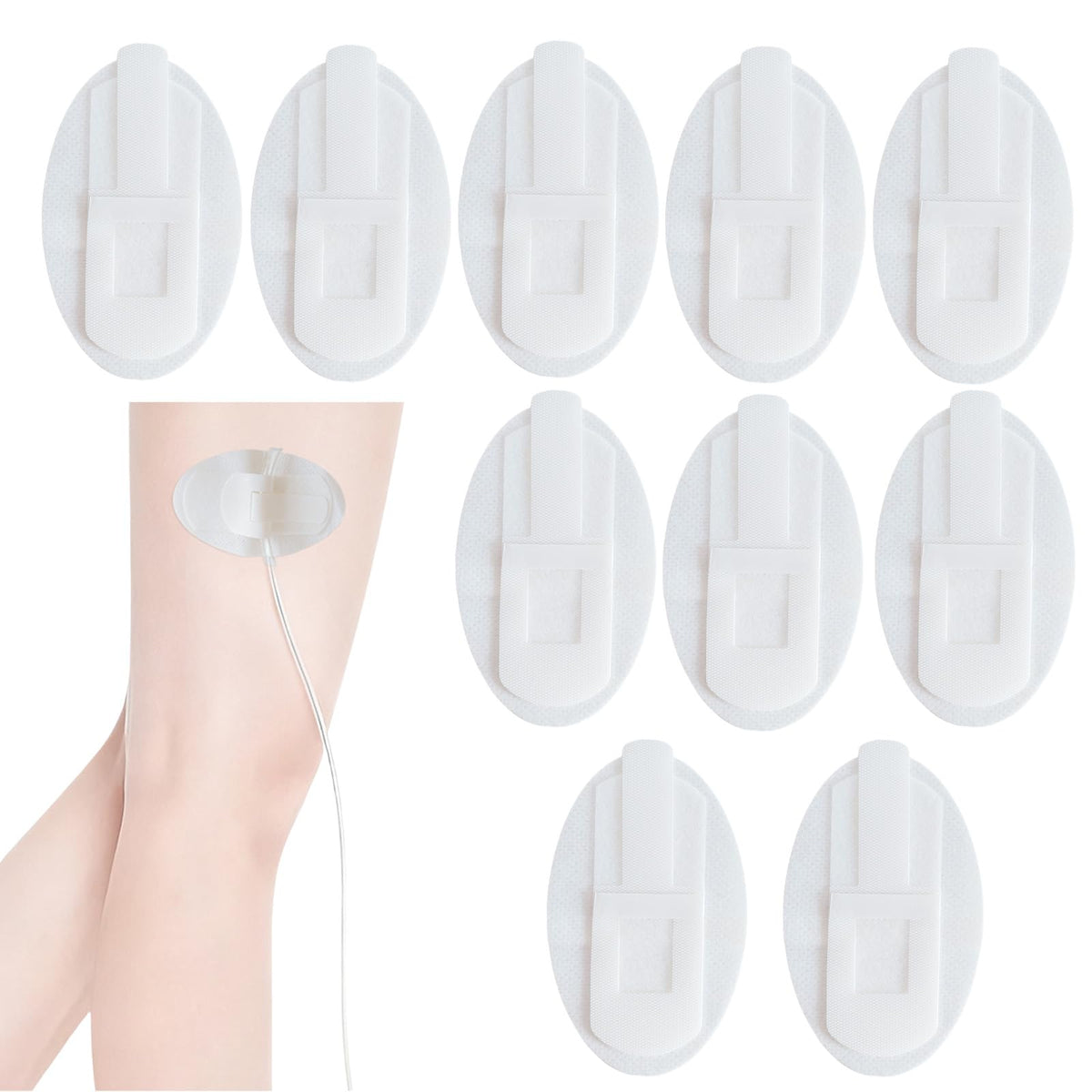 Qoncosy catheter stabilization device wrap shows secure support for tubing during daily activities.