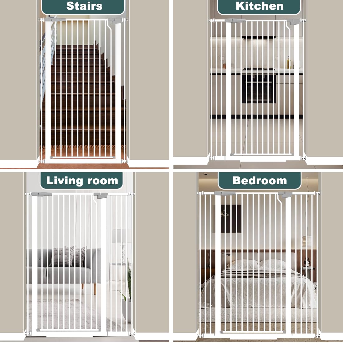 Qonimm auto-close with 90-degree stay-open for convenient passage