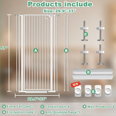 Qonimm mechanical self-closing system keeps passages clear and convenient.