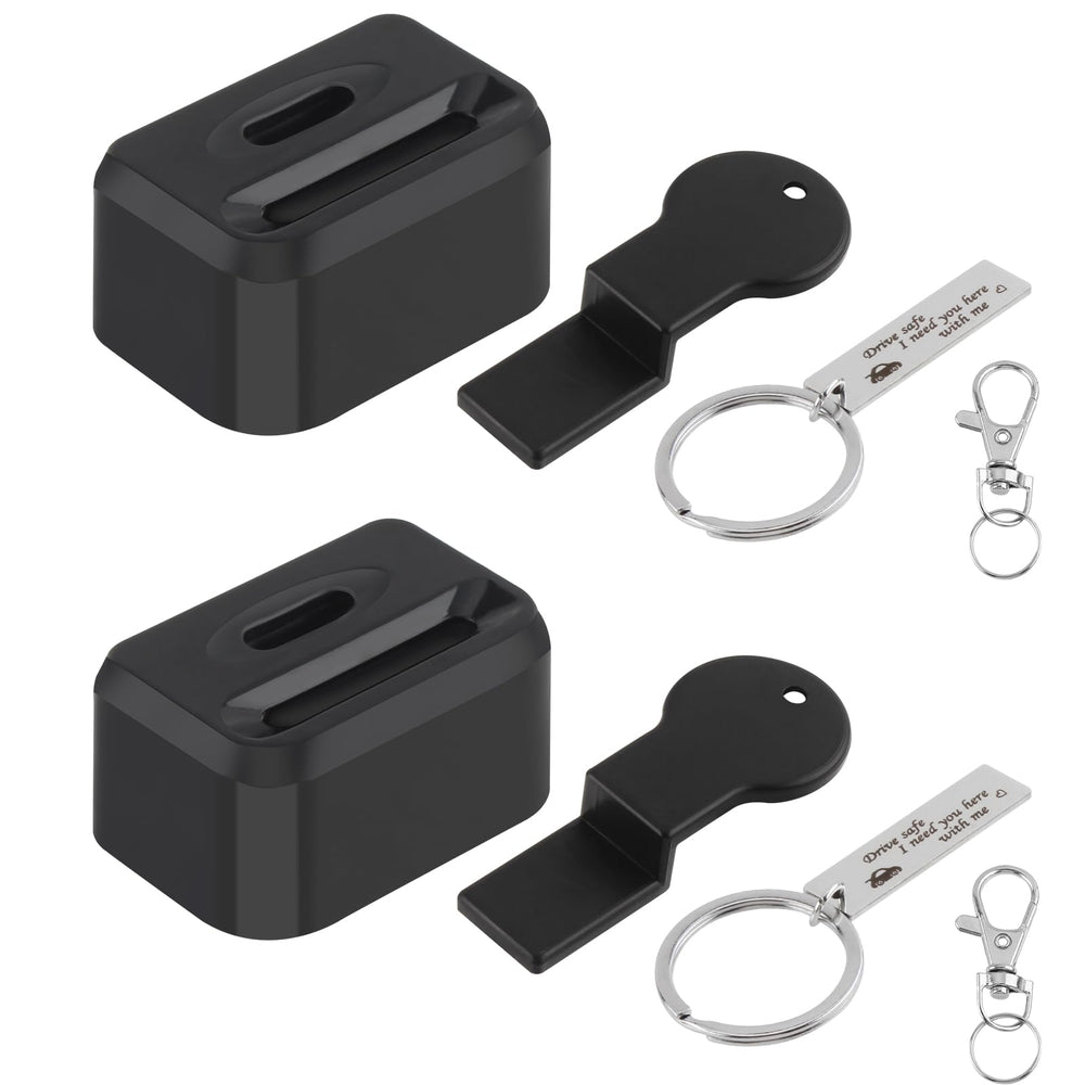 QOPAHI buckle guard on a car buckle for added safety