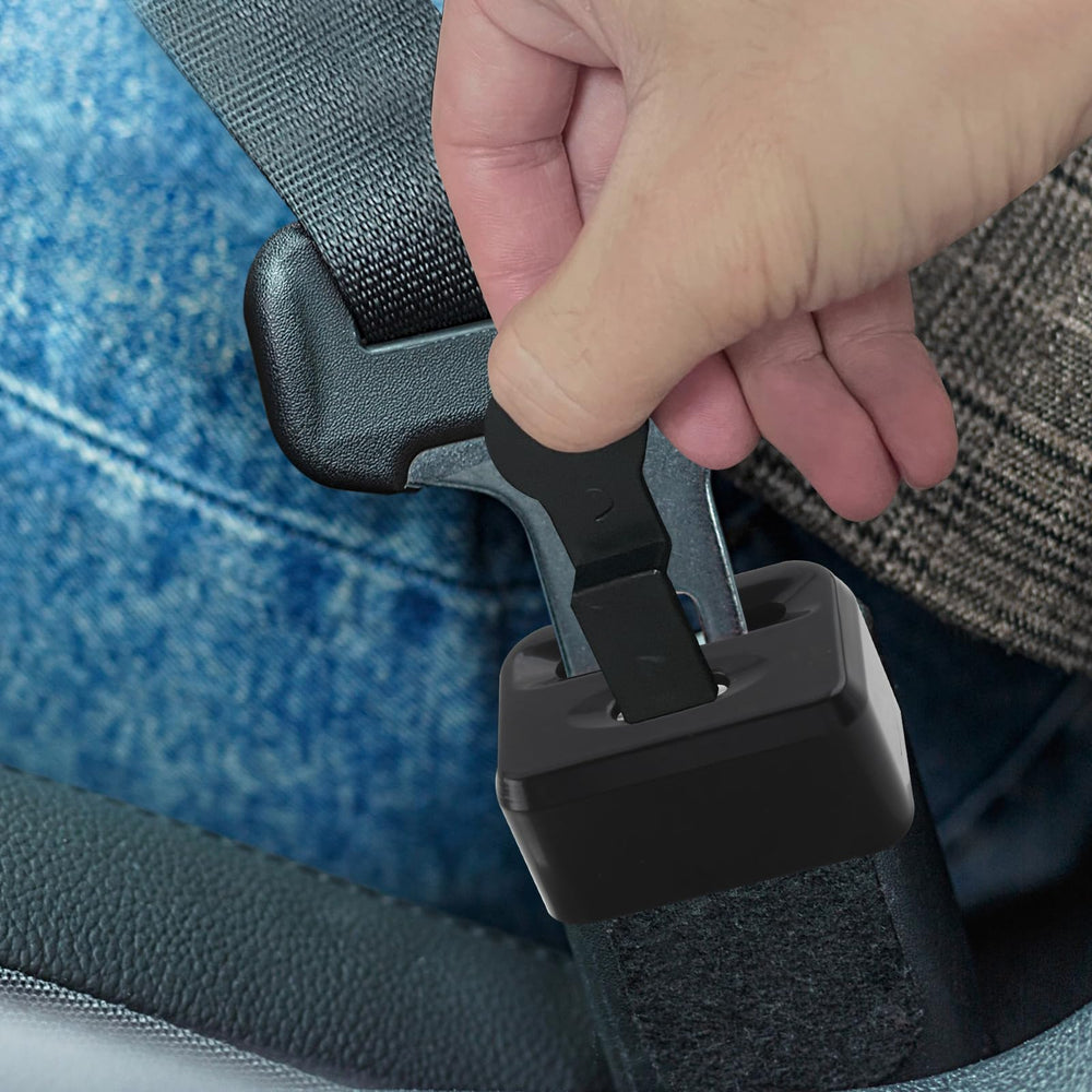 QOPAHI buckle lock shown in cars, trucks, and SUVs