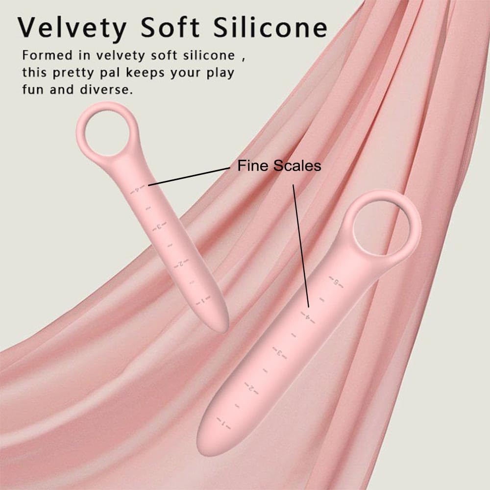QoQiu silicone dilator S 5.1x0.55 inch ideal for beginners.