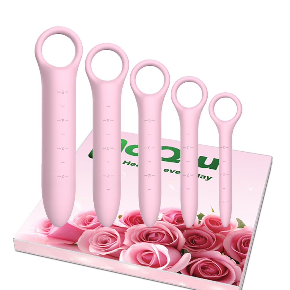 QoQiu XXL silicone dilator 7.68x1.26 inch for pelvic floor training and relaxation.