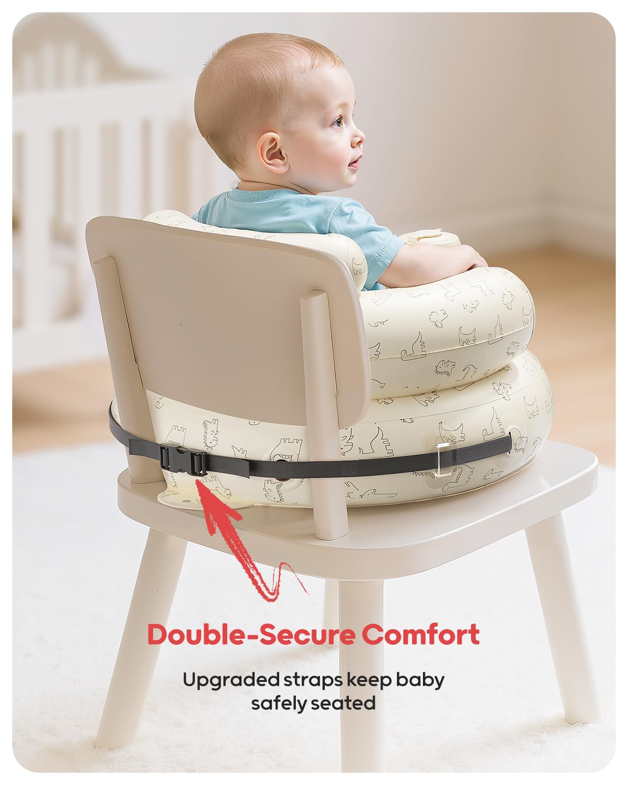 QPAU Eco-friendly PVC material offers soft, skin-friendly touch.