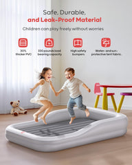 QPAU tent with mosquito net and sunshade protects during naps.