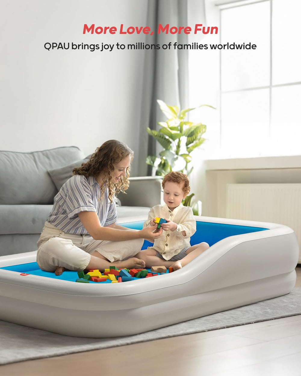 QPAU portable design for camping, travel, or home use