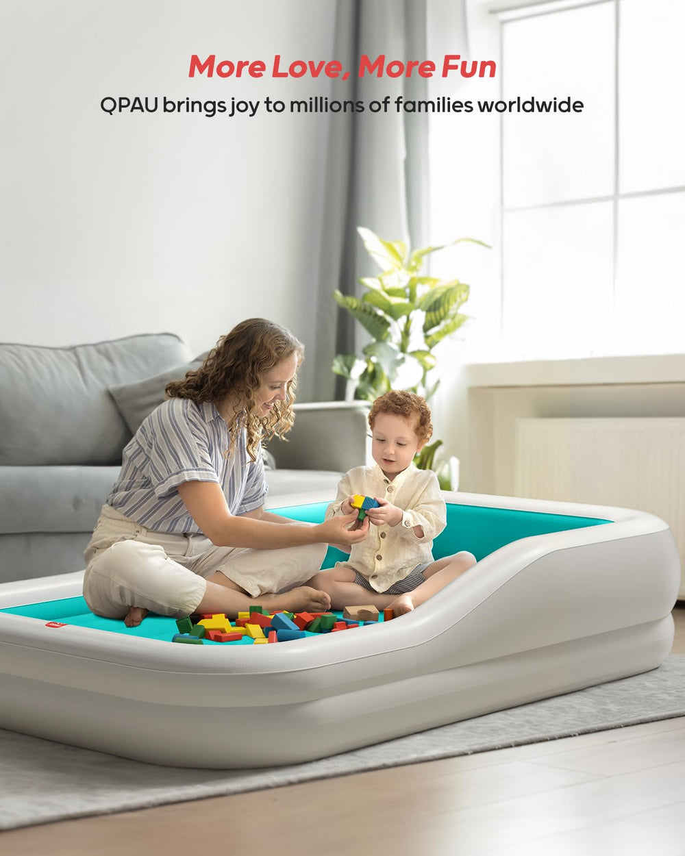 QPAU portable design suits hotels, camping trips, and home use.