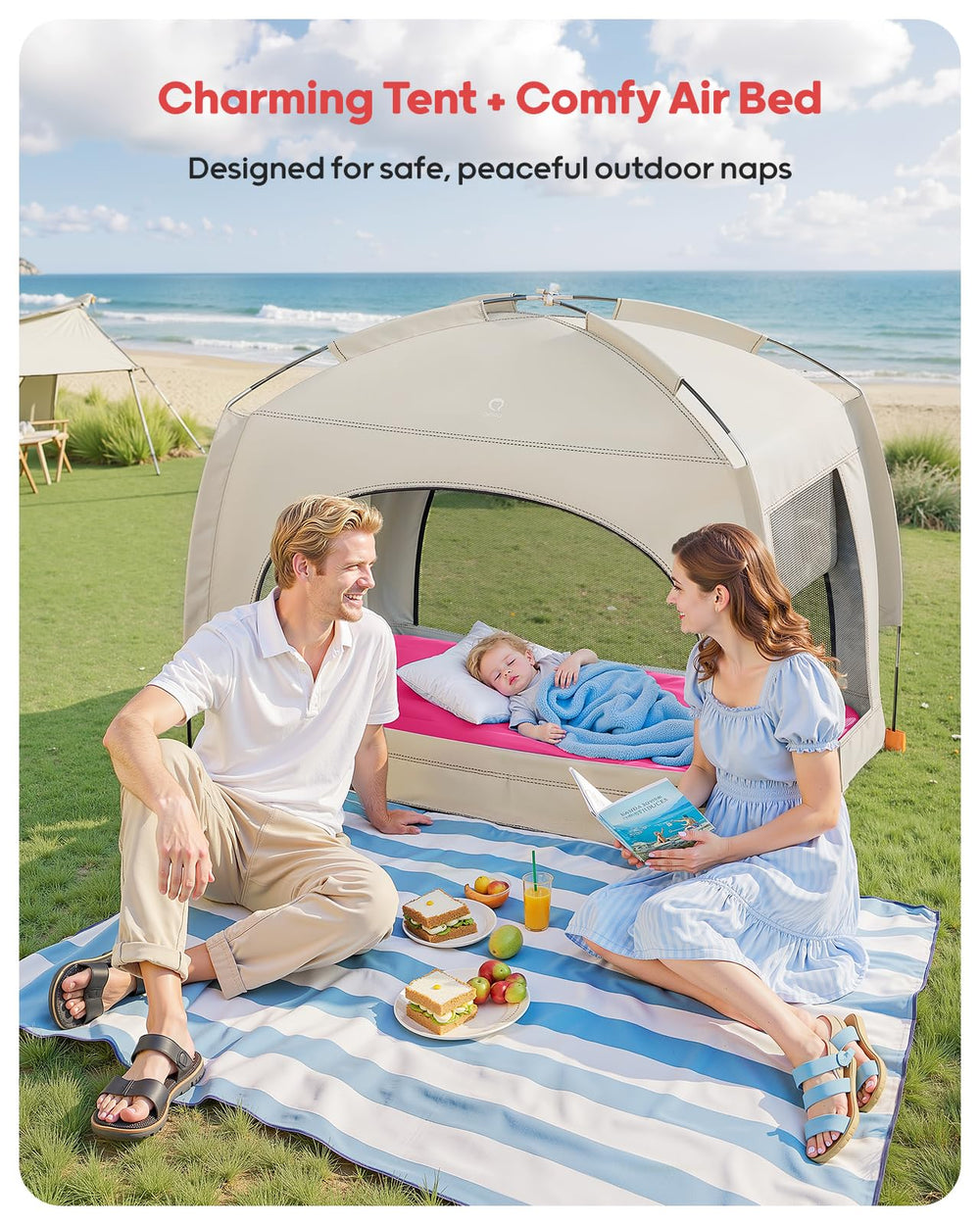 QPAU toddler mattress flocked surface close-up for comfort