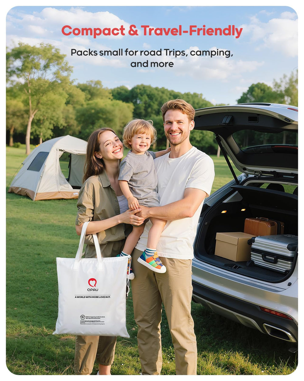 QPAU bed trusted by families for camping and travel