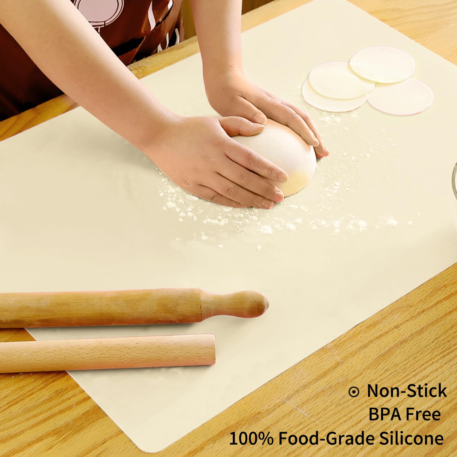 QPIX DIGITAL silicone mat – 23.6 by 15.7 inches, non-slip workspace