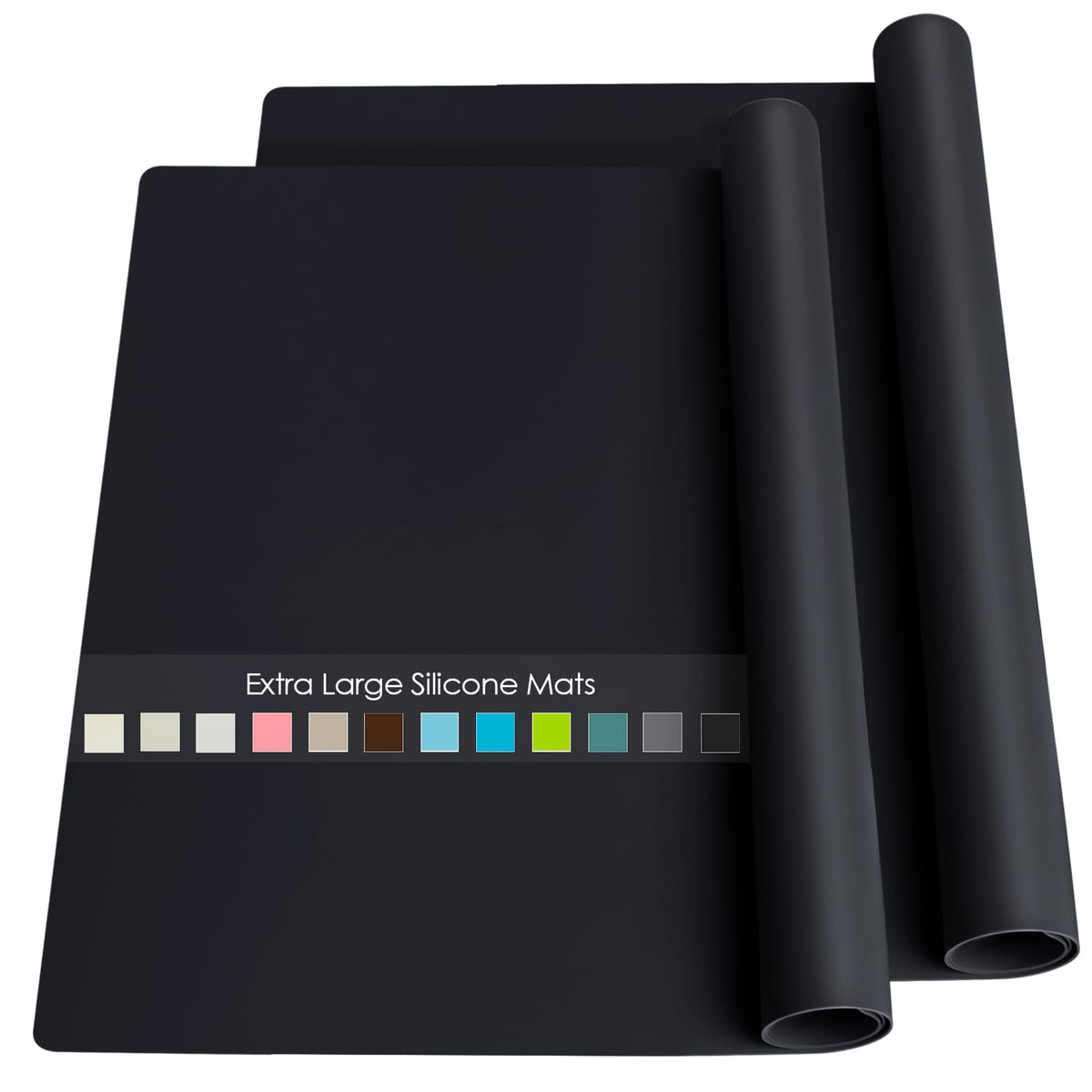 QPIX DIGITAL extra-large silicone mat roll for dough prep.