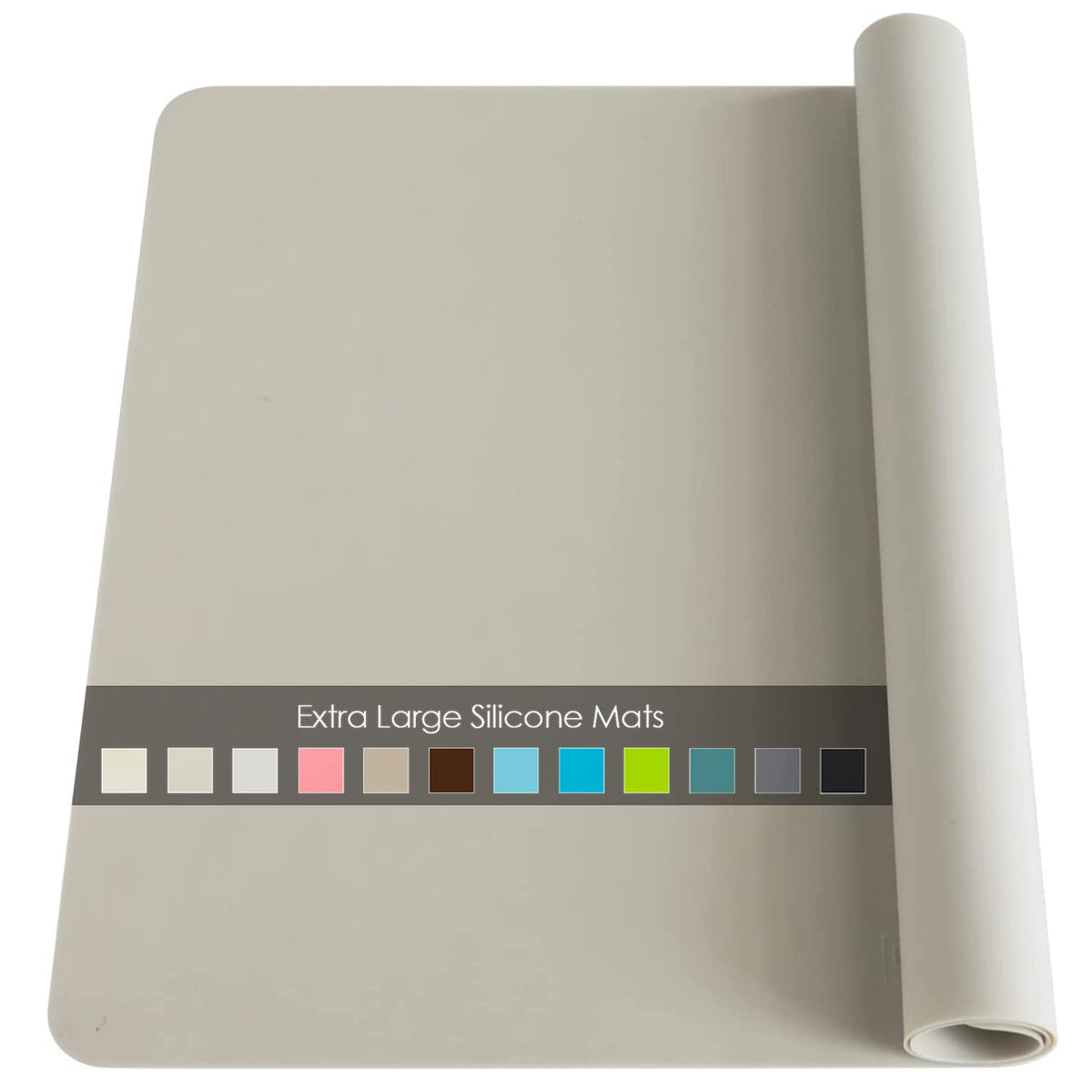 QPIX DIGITAL extra-large silicone mat under-countertop protector shields countertops from heat and scratches