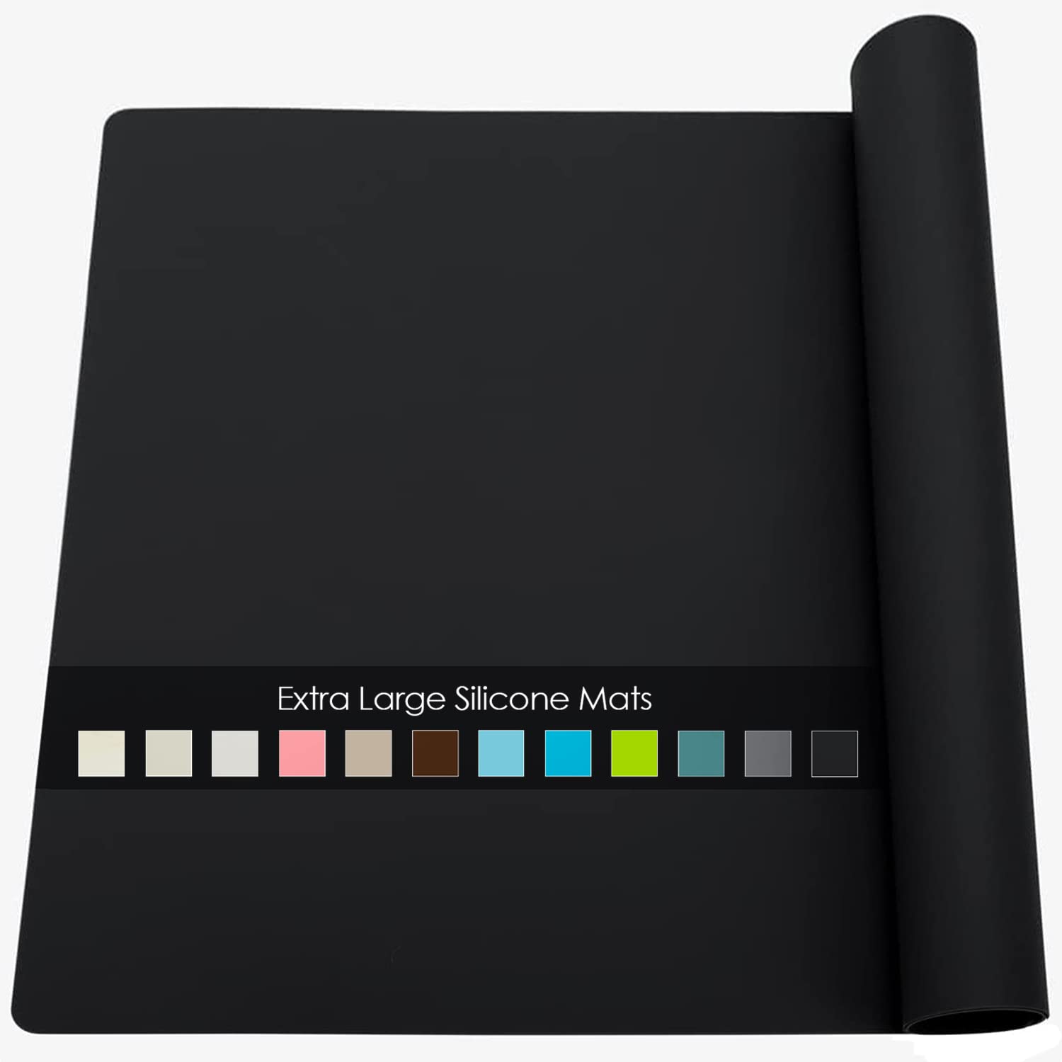 QPIX DIGITAL silicone mat on a counter, serving as a countertop protector and food-safe surface.